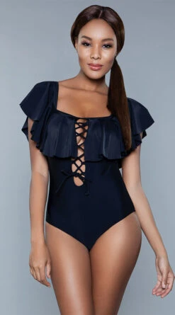 Be Wicked Maricela Flutter One Piece Swimsuit